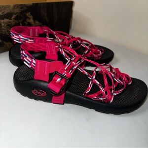 Chaco ZX/3 Classic‎ Hiking/River/Water Sandals Outdoor Womens 10 Rain Raspberry